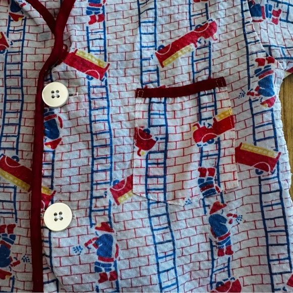 Vintage Fire Truck Print Shirt - Picture 4 of 5